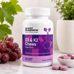 Nutri Supreme D3 & K2 Chews - 90 Chewable Tablets