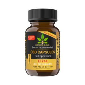 Kosher Gold CBD ELITE 25 mg - 60 Capsules