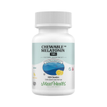 Maxi Health Chewable Melatonin Lamon Flavor - Kosher Pesach - 100 Count