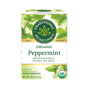 Traditional Medicinals Organic Peppermint Herbal Tea - 16 Bags