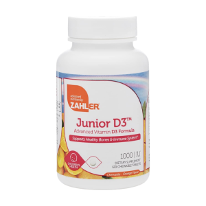 Zahler's Junior D3 1000 IU Orange - 120 Chewable Tablets
