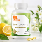 Zahler's Omega 3 Platinum Fish Oil 2000 mg + D - 180 Softgels